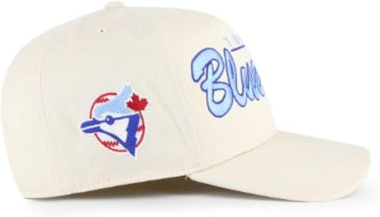 47 MLB Toronto Brushmark Adjustable Hitch Snapback Hat - White/Blue