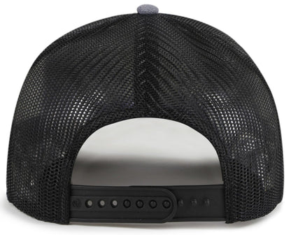 47 Trucker MLB Boston Carbon Rope Mesh Back Adjustable Snapback Hat - Grey