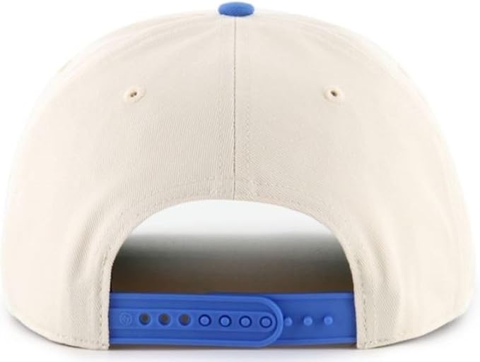 47 NFL Detroit Natural Rope TT Hitch Adjustable Snapback Hat - White/Blue