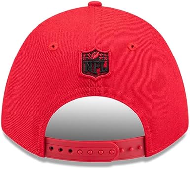 New Era 9FORTY 2025 NFL Team Collection M-Crown Adjustable Snapback Hat (CA/US, Alpha, One Size, Kansas City Chiefs, Red)