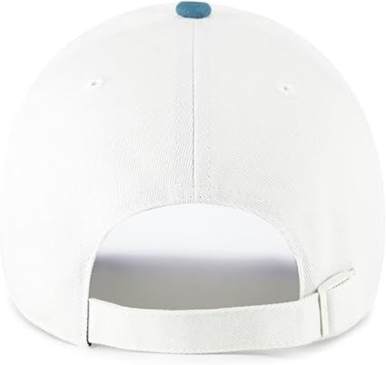 47 MLB Los Angeles Contemporary TT Clean Up Adjustable Hat - White/Teal