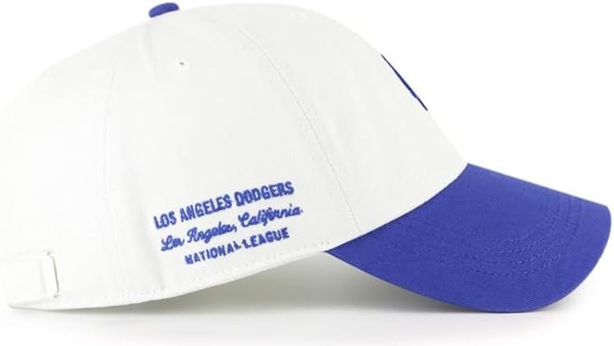 47 MLB Los Angeles Contemporary TT Clean Up Adjustable Hat - White/Blue