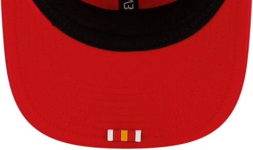 New Era 9SEVENTY NFL 2025 Sideline Trucker Adjustable Snapback Hat (CA/US, Alpha, One Size, Red, Kansas City Chiefs)
