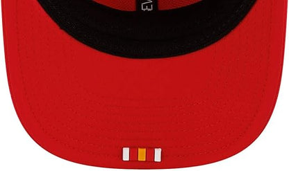 New Era 9SEVENTY NFL 2025 Sideline Trucker Adjustable Snapback Hat (CA/US, Alpha, One Size, Red, Kansas City Chiefs)