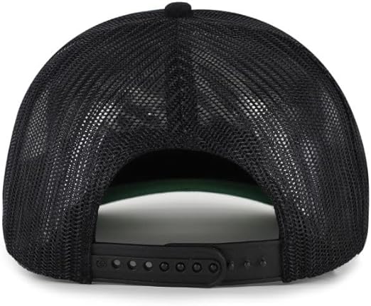 47 NHL Vancouver Mesh Double Header Rope Adjustable Snapback Hat - Black