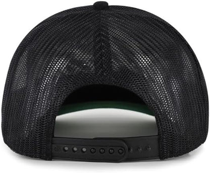47 NHL Vancouver Mesh Double Header Rope Adjustable Snapback Hat - Black