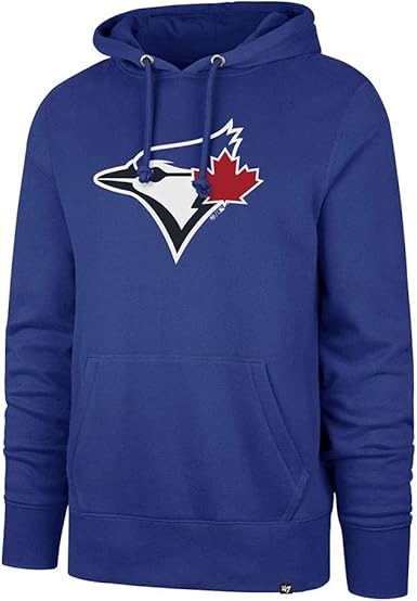 47 Men's Toronto Blue Jays Headline Imprint Pullover Hoodie - Size X-Large