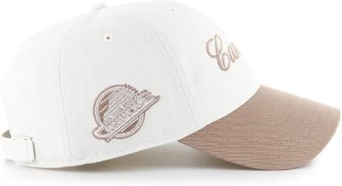 47 NHL Vancouver Foundational TT Clean Up Adjustable Snapback Hat - White/Tan