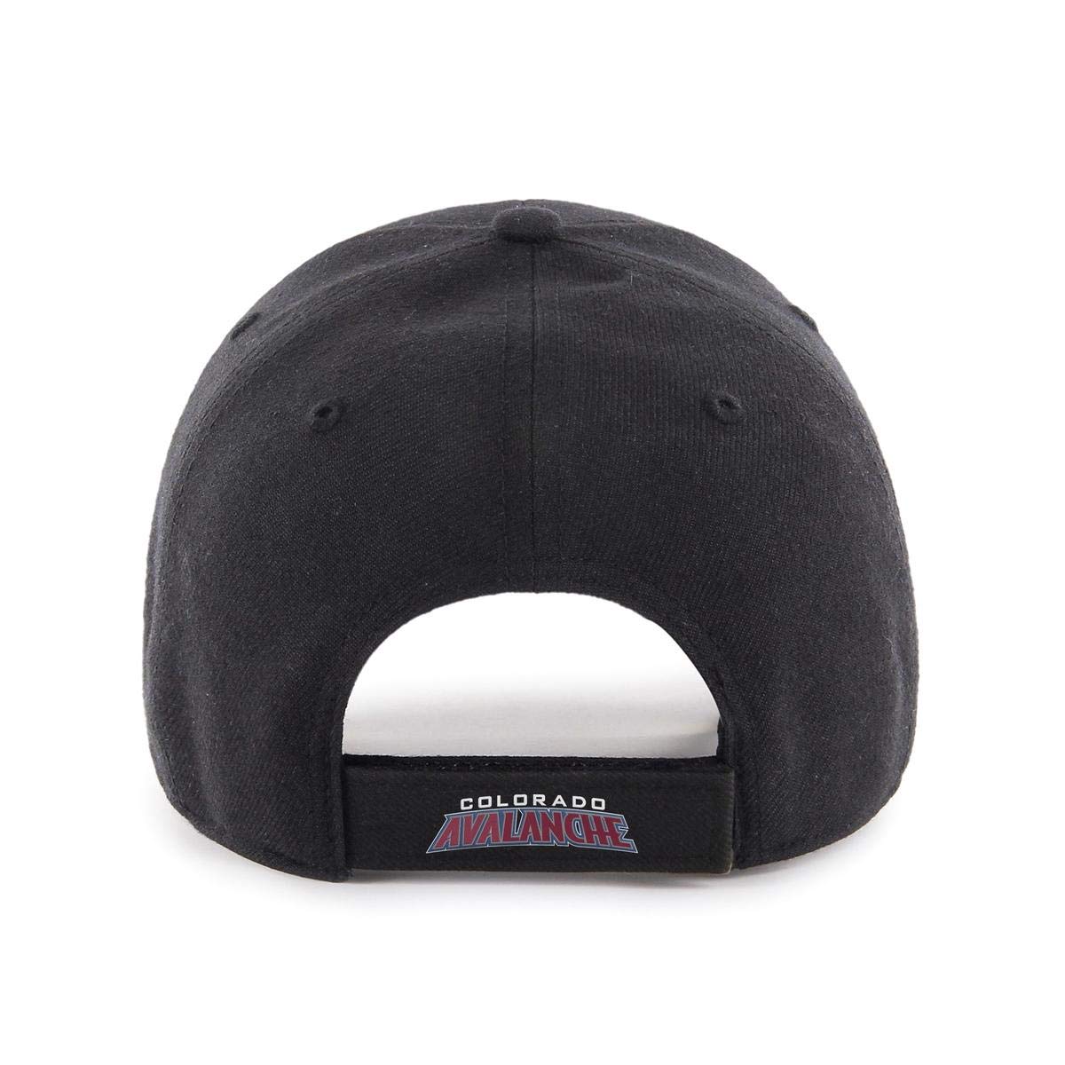 '47 Forty Seven Brand Colorado Avalanche Black MVP Curved Visor Velcroback Cap