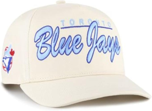 47 MLB Toronto Brushmark Adjustable Hitch Snapback Hat - White/Blue