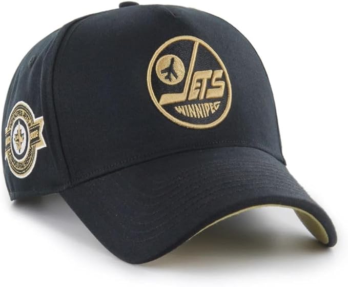 47 NHL Winnipeg Deluxe MVP DT Adjustable Snapback Hat - Black/Gold