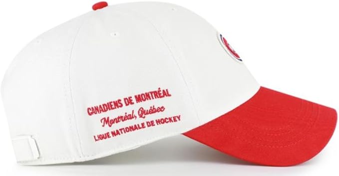 47 NHL Montreal Contemporary TT Clean Up Adjustable Hat - White/Red