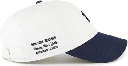 47 MLB New York Contemporary TT Clean Up Adjustable Hat - White/Navy