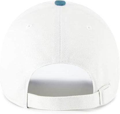 47 MLB New York Contemporary TT Clean Up Adjustable Hat - White/Teal