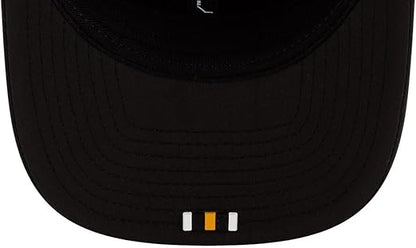 New Era 9SEVENTY NFL 2025 Sideline Trucker Adjustable Snapback Hat (CA/US, Alpha, One Size, Black, Pittsburgh Steelers)