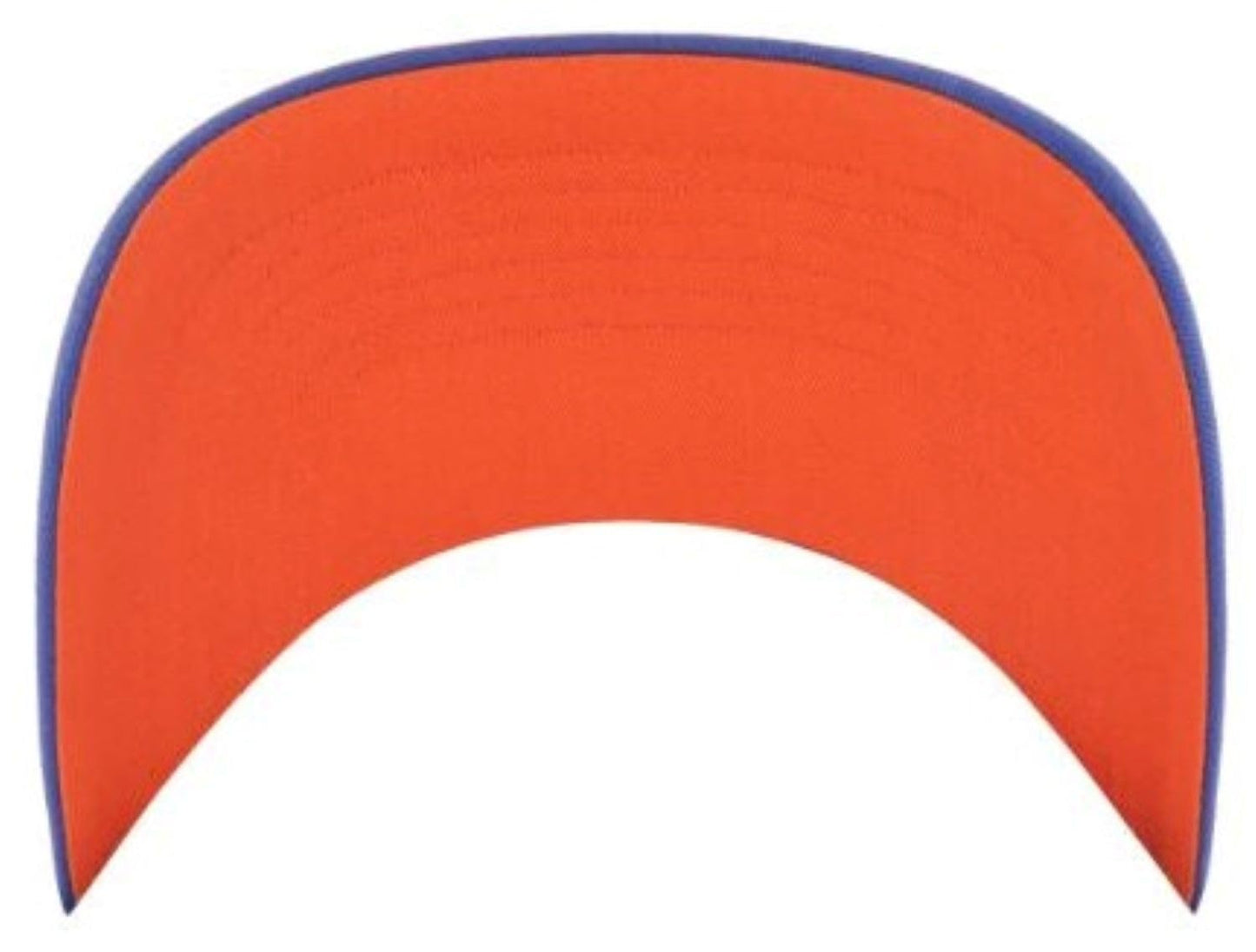 '47 Hitch NHL Oilers Adjustable Snapback Hat Royal Orange