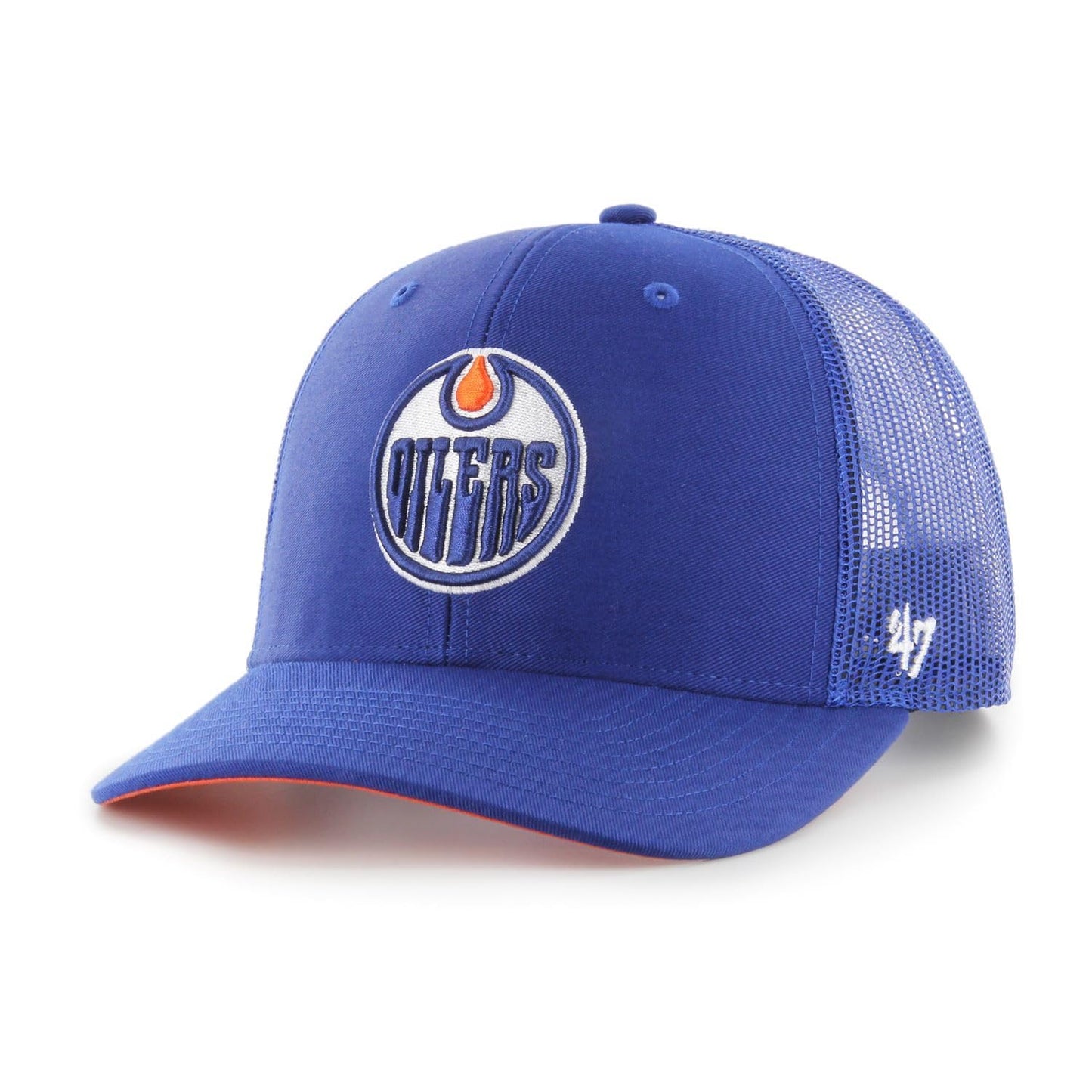47 NHL Edmonton Oilers Trucker Adjustable Snapback Hat - Blue