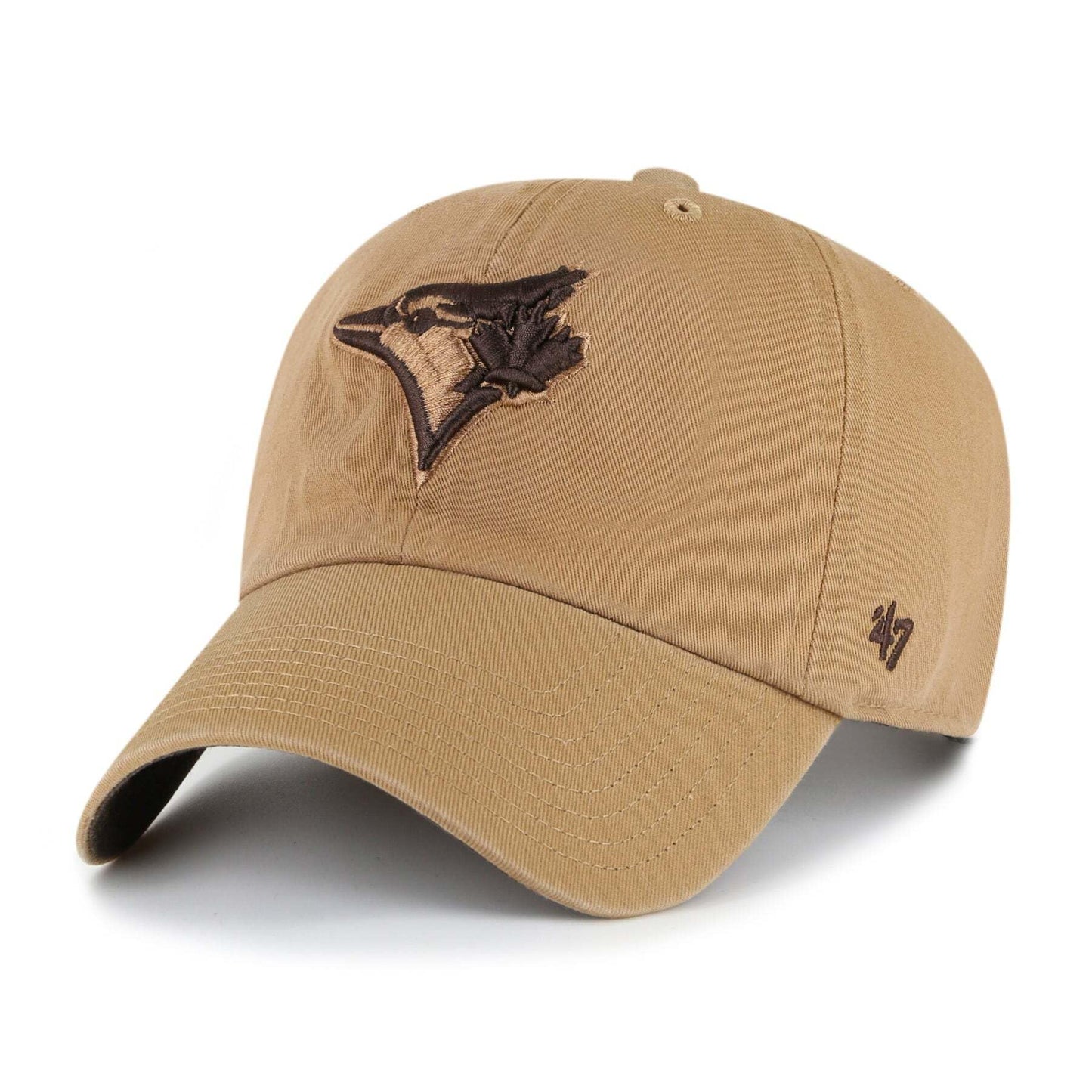 47 Toronto Hat Brand MLB Dune Chocolate Ballpark Clean Up Adjustable Cap