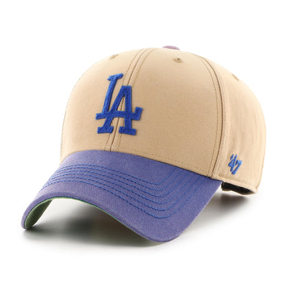 47 MLB Los Angeles Dodgers Dusted Sedgwick MVP Adjustable Hat Khaki/Blue