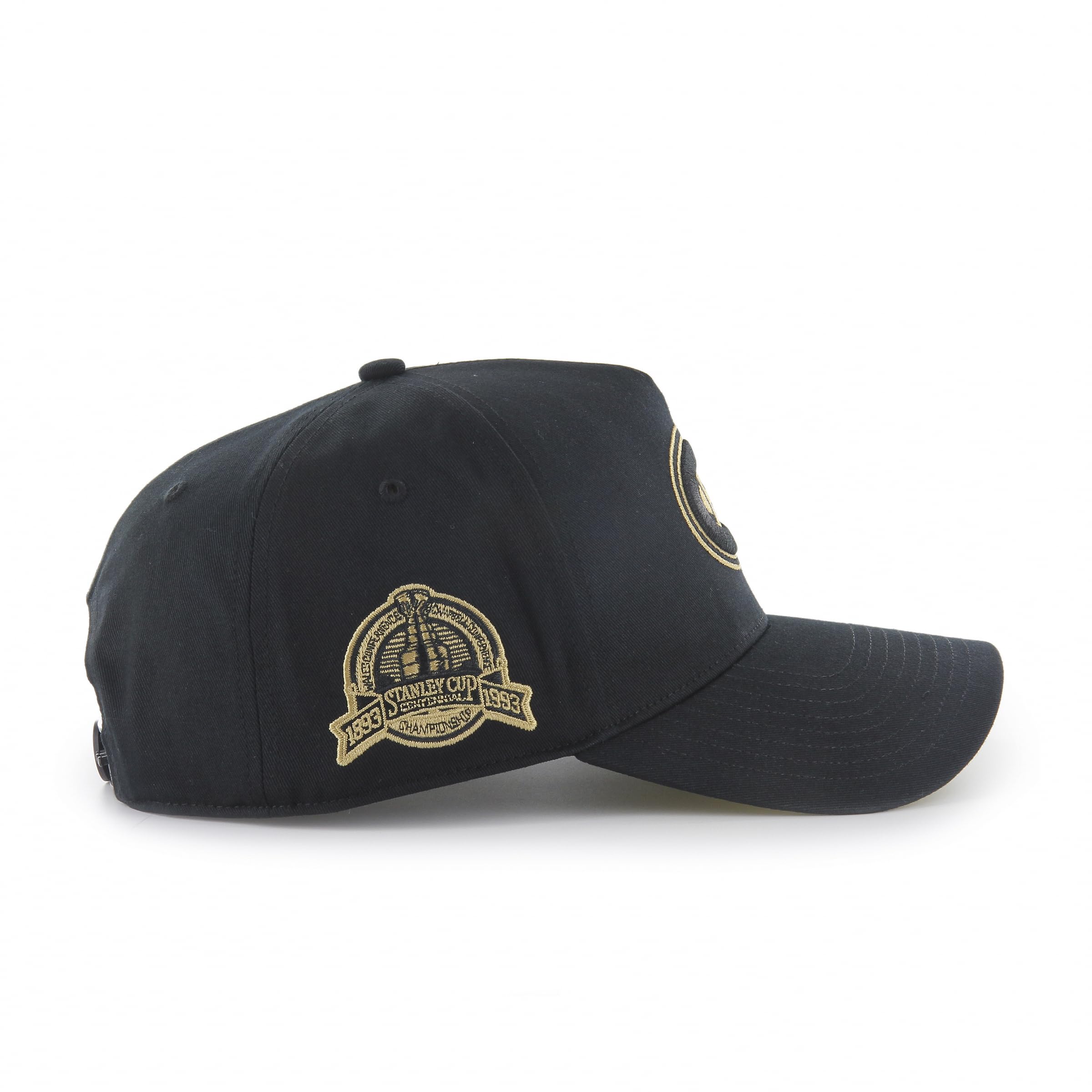 47 NHL Montreal Canadiens Sure Shot MVP Hitch Side Patch Snapback - Black and Gold