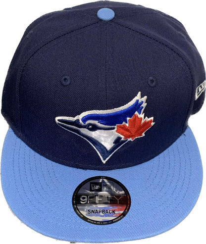 New Era Men's Navy Compatible with Blue Jays Alternate 4 9Fifty Snapback Adjustable Hat