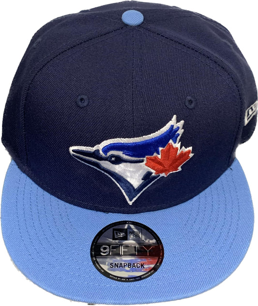 New Era Men's Navy Compatible with Blue Jays Alternate 4 9Fifty Snapback Adjustable Hat