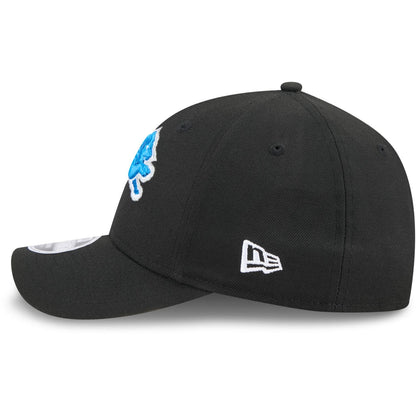 New Era Men's Detroit Lions Team Classic Black 940 M-Crown Adjustable Snapback Hat - One Size
