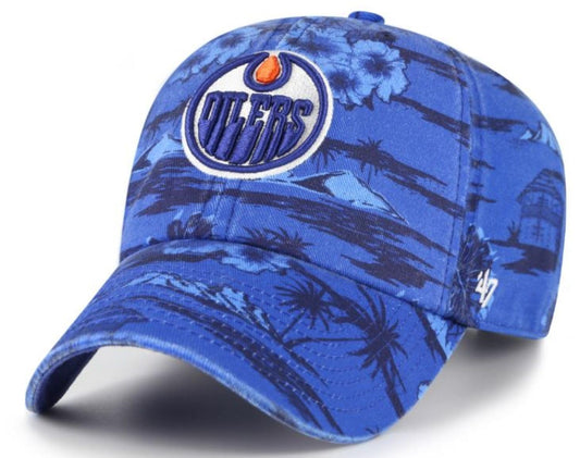 47 NHL Edmonton Fiji Clean Up Adjustable Hat - Blue