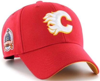 47 NHL Calgary Flames 1989 Stanley Cup Sure Shot MVP Adjustable Hat - Red