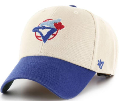 47 MLB Toronto Fairfield MVP Adjustable Hat - Beige/Blue