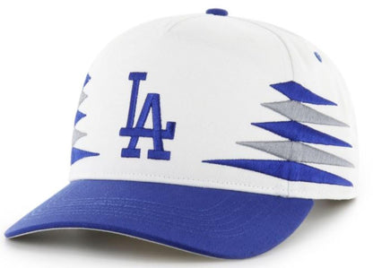 47 MLB Hitch Los Angeles Diamond Snapback Hat - White/Blue