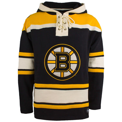 Boston Bruins NHL '47 Heavyweight Jersey Lacer Hoodie