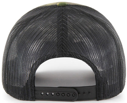 47 Brand MLB Toronto Blue Jays Men's Trucker Adjustable Hat - Green Camo/Black