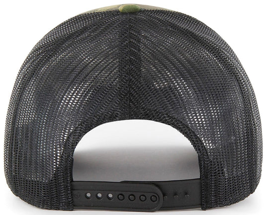 47 Brand MLB Toronto Blue Jays Men's Trucker Adjustable Hat - Green Camo/Black