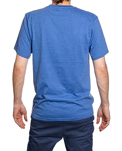Bulletin MLB Mens Toronto Blue Jays Vintage Style Distressed Primary Logo Heathered T-Shirt