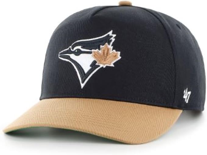 47 MLB Toronto Golden Age Replica Adjustable Hitch Hat (CA/US, Alpha, One Size, Black/Tan)