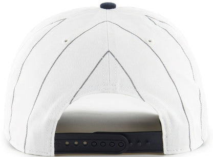 47 Hitch MLB New York Yankees Double Header Pinstripe Snapback Hat - White