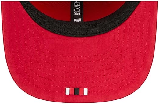 New Era 9SEVENTY NFL 2025 Sideline Trucker Adjustable Snapback Hat (CA/US, Alpha, One Size, Red, San Francisco 49ers)