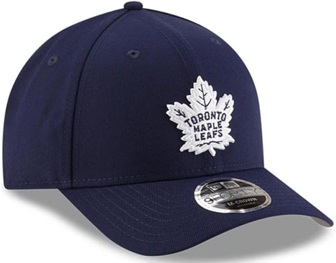 New Era NHL Toronto Maple Leafs 9FORTY M-Crown Adjustable Snapback Hat - Navy Blue