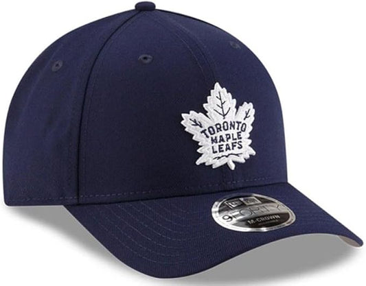 New Era NHL Toronto Maple Leafs 9FORTY M-Crown Adjustable Snapback Hat - Navy Blue