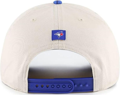 47 MLB Toronto Fiji Rope Adjustable Snapback Hat - Beige/Blue