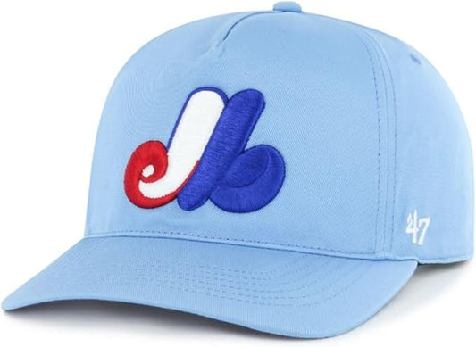 47 MLB Montreal Cooperstown Hitch Snapback Cap - Light Blue