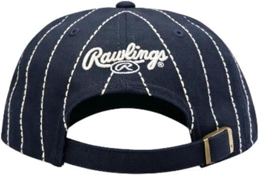 47 MLB Hitch Rawlings Pinstripe Adjustable Hat (CA/US, Alpha, One Size, New York, Navy)