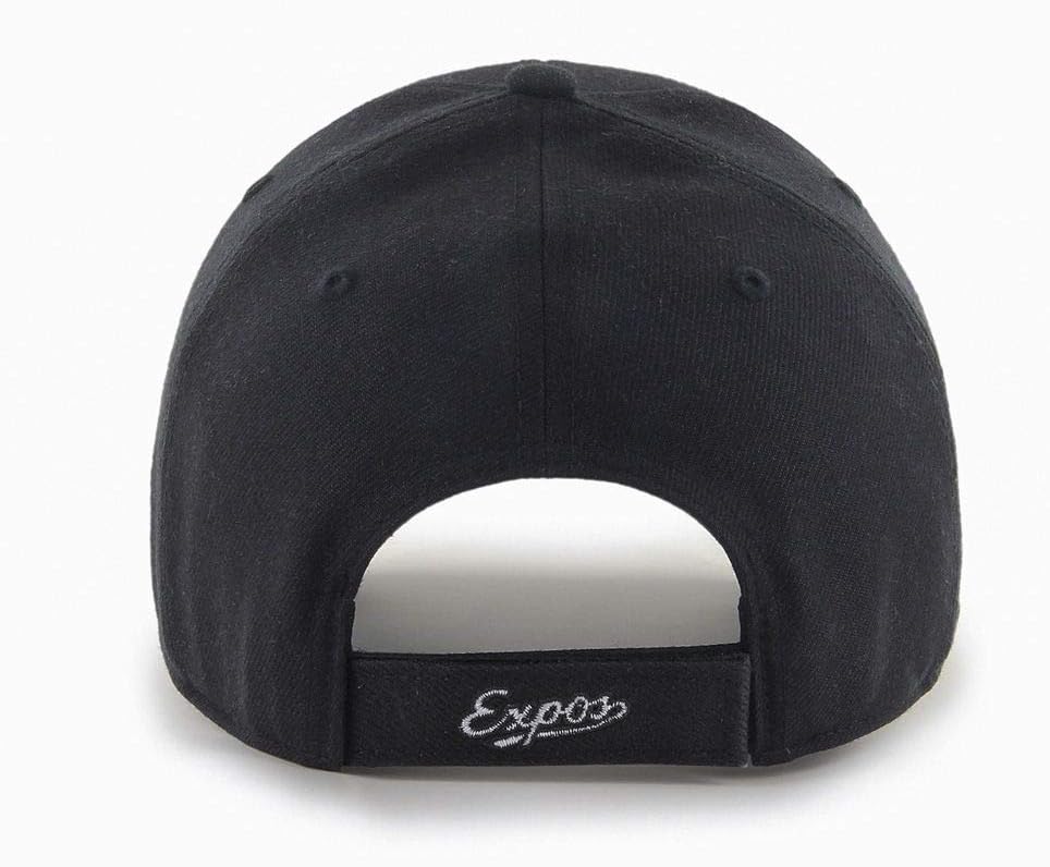 '47 Montreal Expos Cooperstown Black/White MVP Adjustable Hat - Size One Size