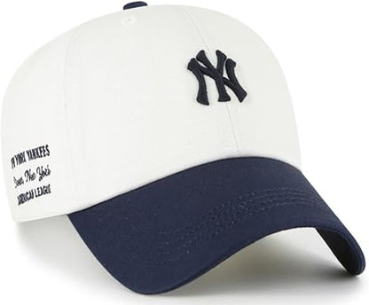 47 MLB New York Contemporary TT Clean Up Adjustable Hat - White/Navy