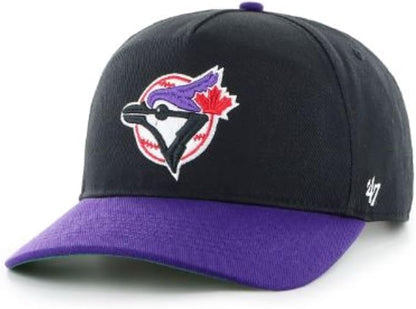 47 MLB Toronto Golden Age Replica Adjustable Hitch Hat (CA/US, Alpha, One Size, Black/Purple)