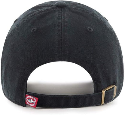 NHL Montreal Canadiens Clean Up Black On Black Cap