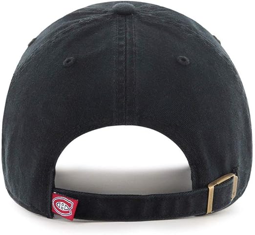 NHL Montreal Canadiens Clean Up Black On Black Cap