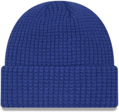 New Era NHL Quebec Nordiques Waffle Knit Beanie - Blue
