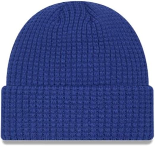 New Era NHL Quebec Nordiques Waffle Knit Beanie - Blue